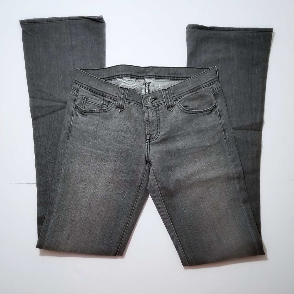 7 For All Mankind Gray Bootcut Jeans - Size 26